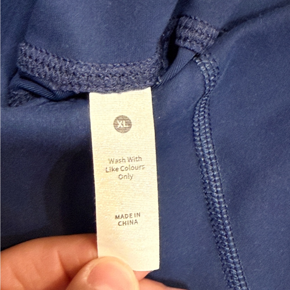 No Brand Women's Dark Blue High-Waisted Athletic Leggings Size‎ XL - Picture 8 of 9